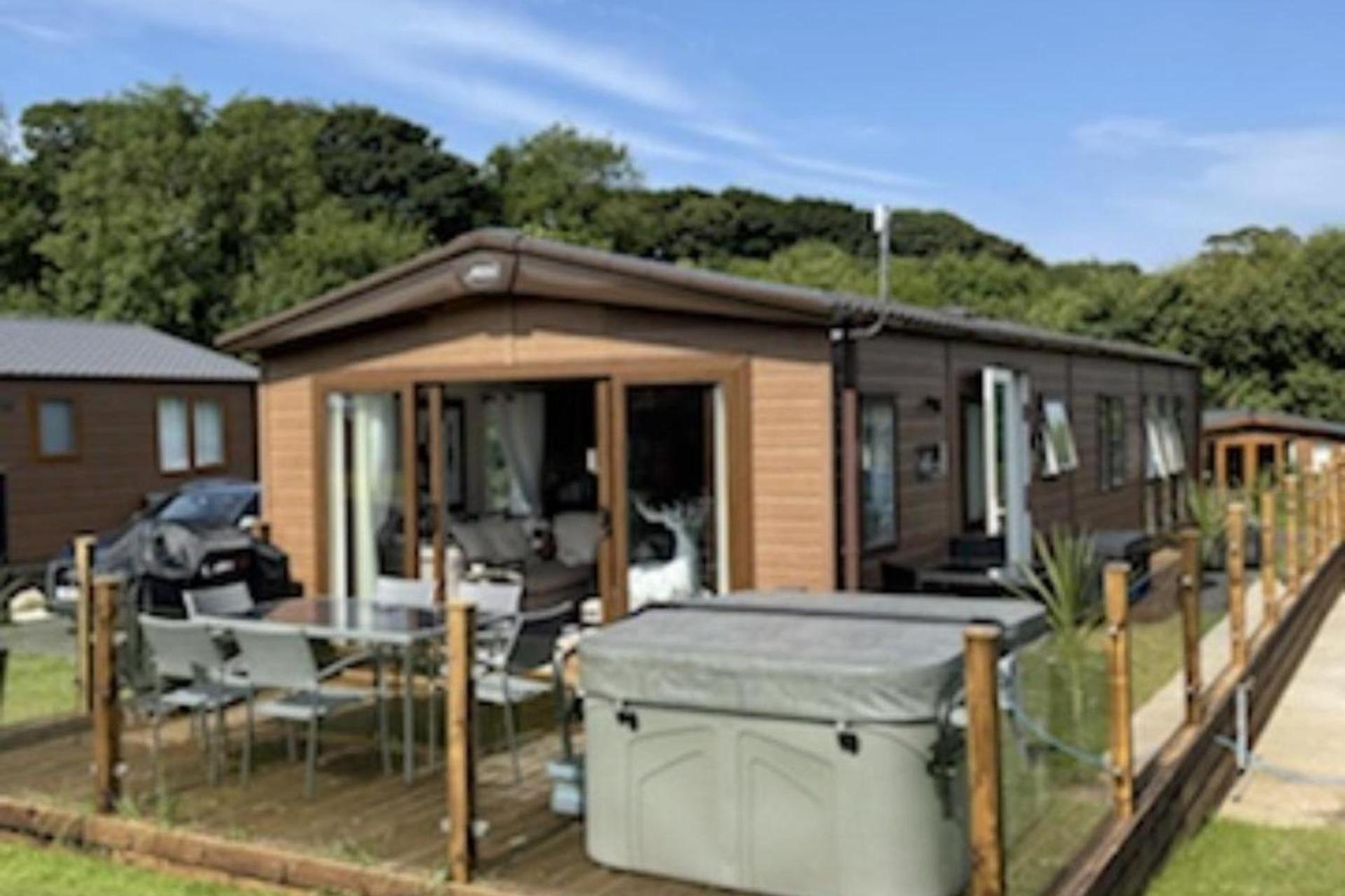 Luxury Boutique Style Lodge With Hot Tub Bridlington Exterior foto